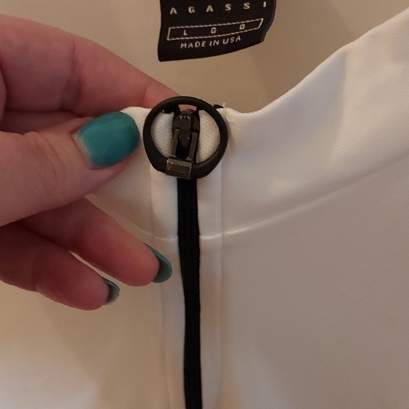 Nike Vintage Agassi Collection Half Zip Tennis Polo - Picture 4 of 9